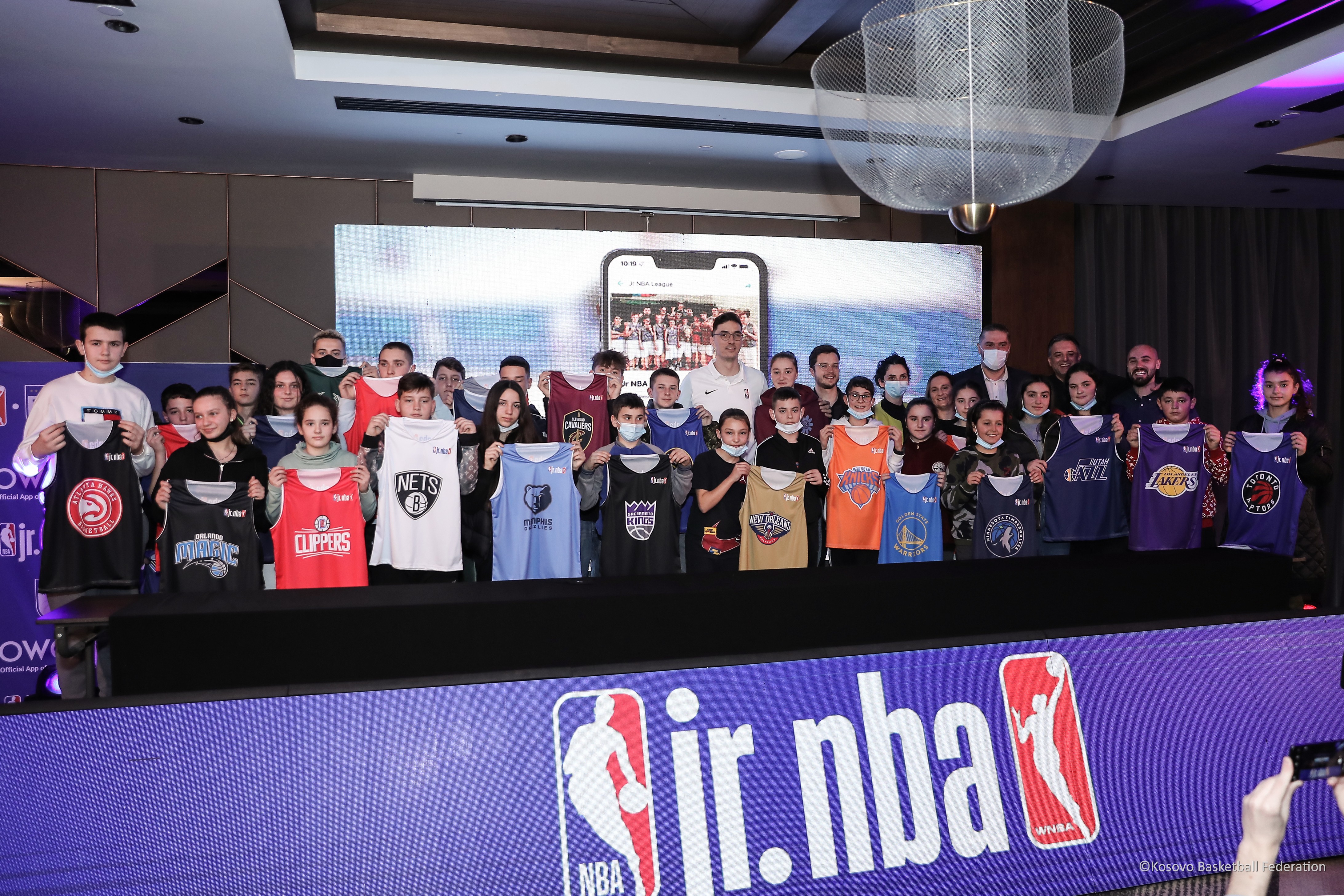 Me ceremoni zyrtare hidhet shorti për Junior NBA Kosova